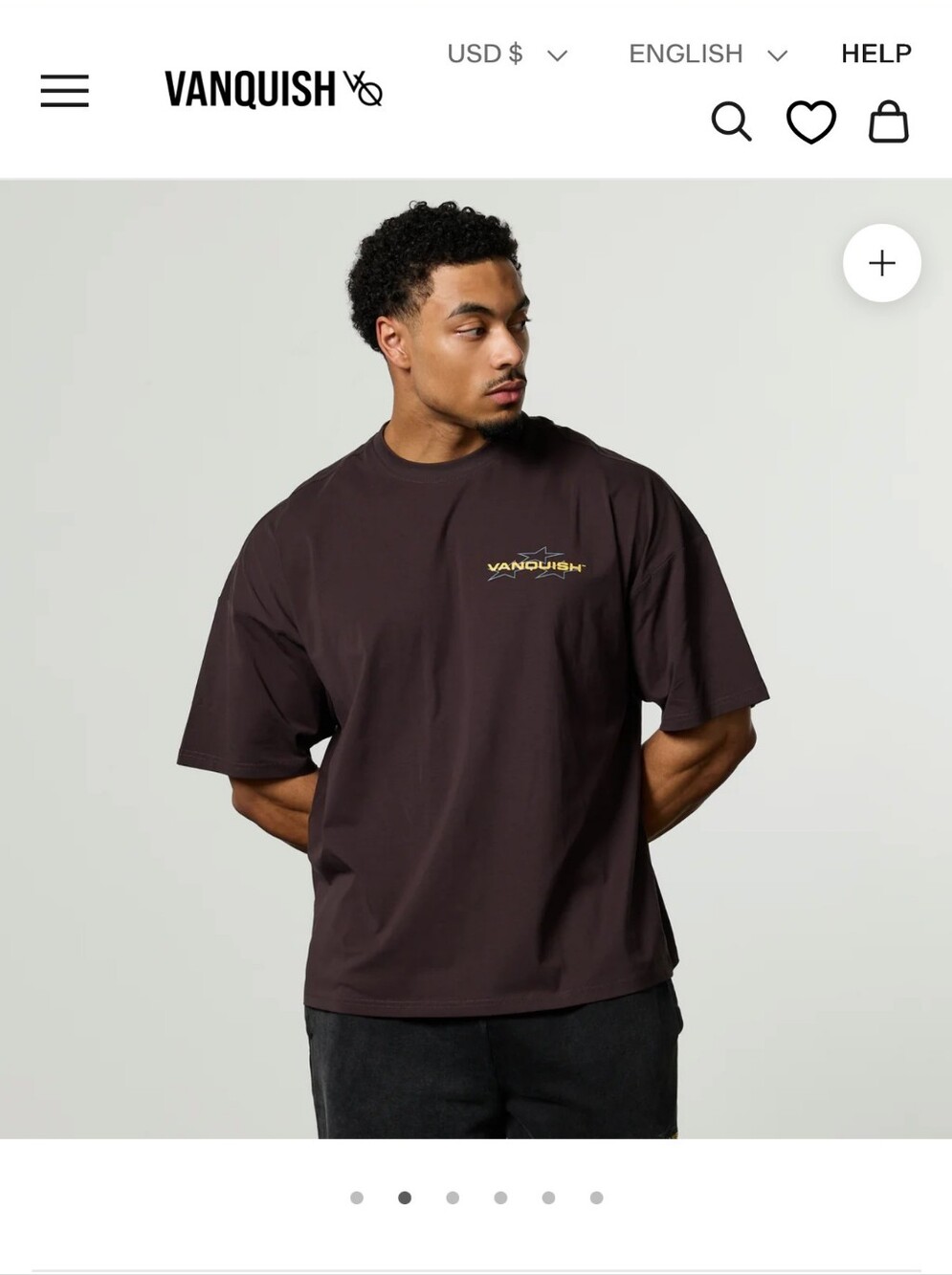Vanquish Quickstrike Black Oversized Short Sleeve Tee